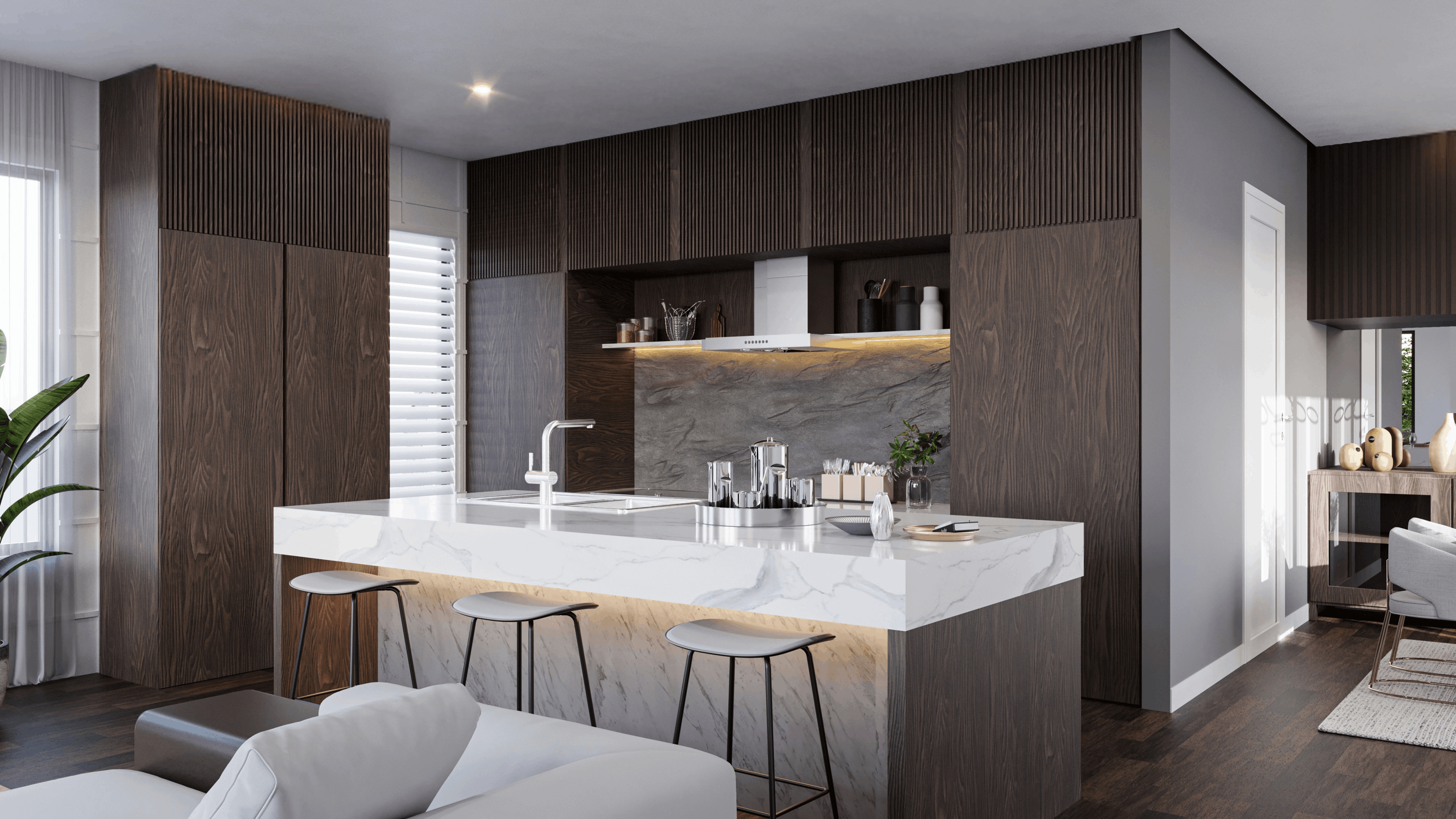 Kitchen alternate view rendering